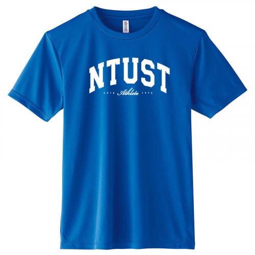 NTUST沁涼輕薄排汗短T_寶藍色